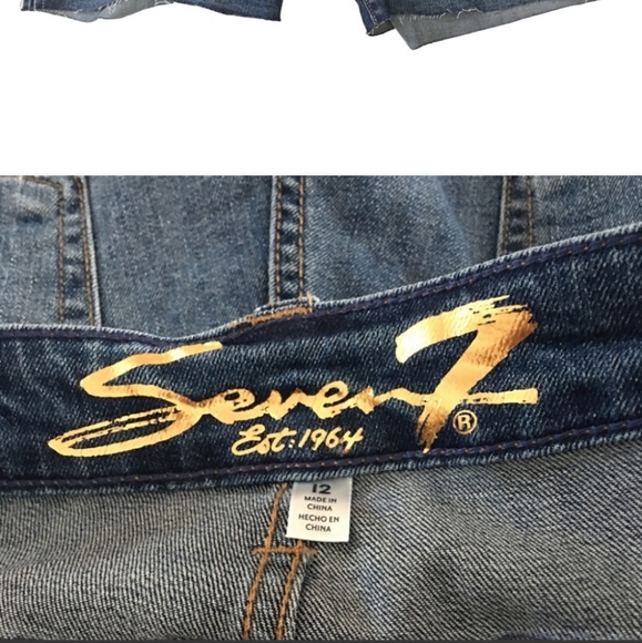 SEVEN7 Seven 7 Queen Weekend Short Shorts Denim Jean Shorts - Picture 6 of 6
